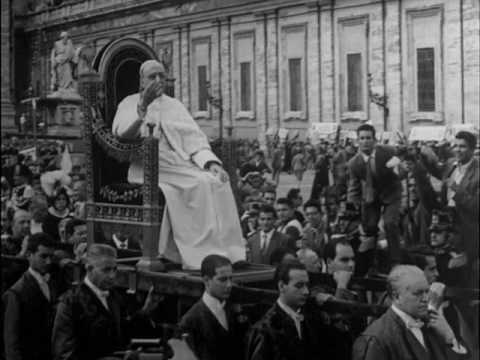 10/12/55 Pope Pius XII Views 10th Anniversary of Italian Sports Center