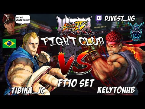 USF4 Fight Club Exhibition Series - Tibika_JC VS KelytonHB FT10 Set (Brazil Set)