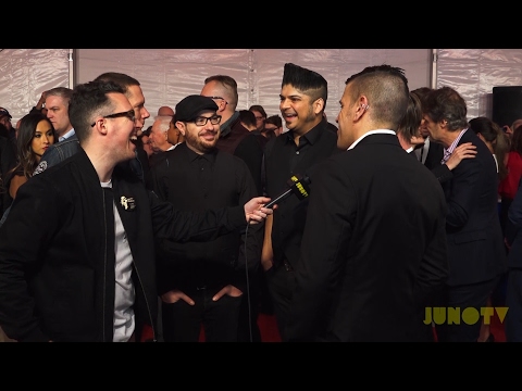 Billy Talent on the 2017 JUNO Awards Red Carpet