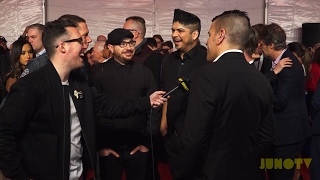 Billy Talent on the 2017 JUNO Awards Red Carpet