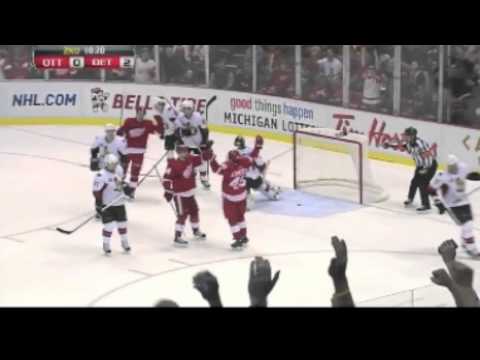 Highlights from the game versus Detroit Red Wings and Ottowa Senators (07/10/11)