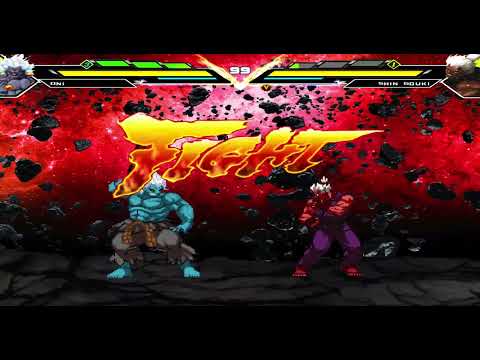 BEST MUGEN FIGHTS ONI vs SHIN GOUKI