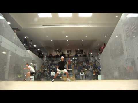 1-US Jr Open Squash 2013 - K Ibrahim (EGY) v Yacobucci  (USA) BU17 QtrFinal - Game 1