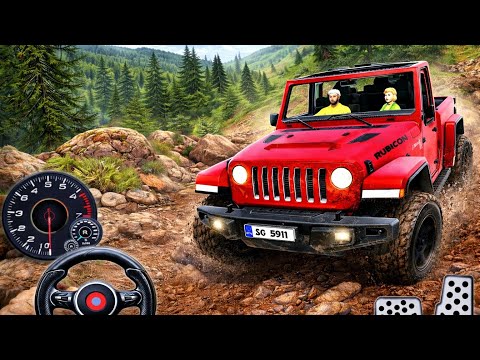 Offroad Jeep Driving Simulator - Luxury SUV 4x4 Prado Stunts - Android GamePlay