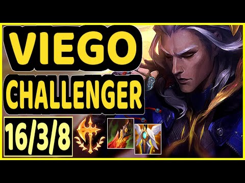 ABLAZEOLIVE (VIEGO) - 16/3/8 KDA CHALLENGER GAMEPLAY - NA