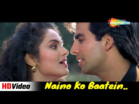 Naino Ko Baatein Karne Do | Elaan (1994) | Akshay Kumar | Madhoo | Kumar Sanu | Lata Mangeshkar