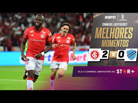 Gols e lances de Internacional x Bolívar