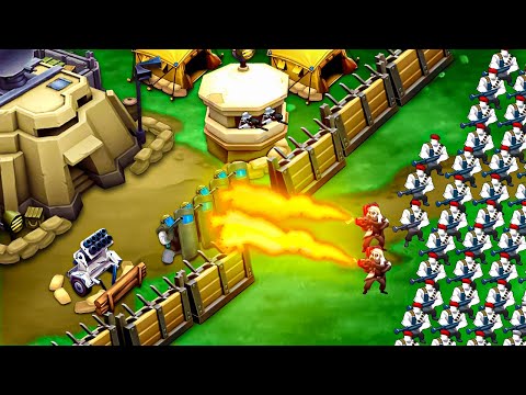 Defending Our Epic Military Fortress From Endless Waves of Enemies in Guns Up!