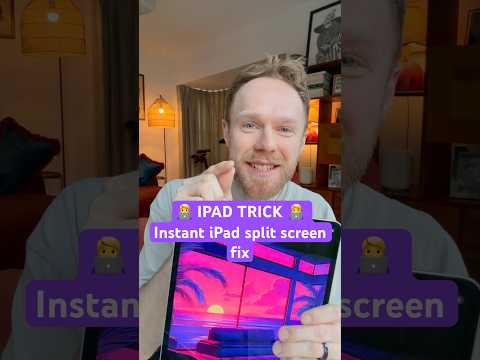 The iPad Split-Screen fix you NEED in iPadOS 26 🧑‍💻easy instant method revealed🍏 #ipados26 #apple