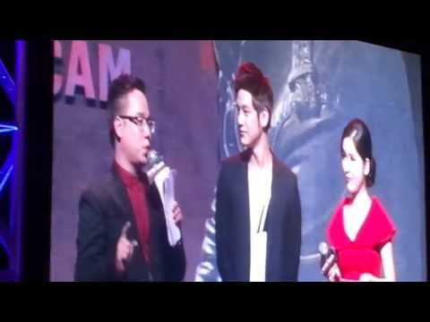 [fancam] Kim Bum - The gifted hands interview -end  @Vietnam [4/4]