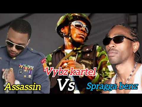VYBZ KARTEL VS SPRAGGA BENZ AND ASSASSIN [ALL SONGS 2024] #vybzkartel #spraggabenz #assassin