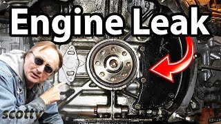 How to Stop Engine Oil Leak (Oil Pump Seal) in Your Car - DIY with Scotty Kilmer