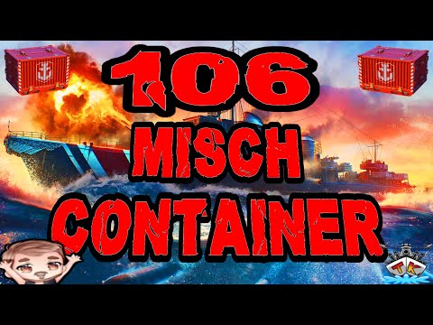 Wir öffnen 106 Container!!! "Container opening"⚓️ in World of Warships 🚢 #worldofwarships