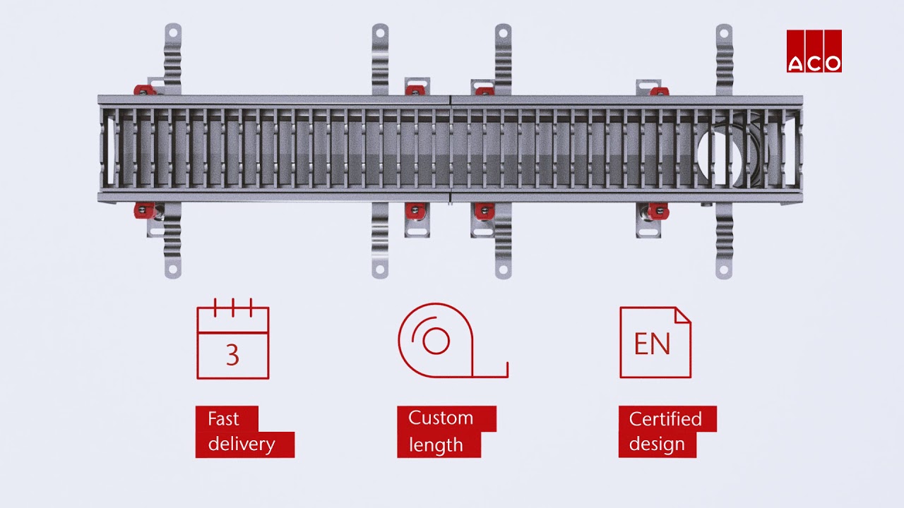 Canales modulares en acero inoxidable para hostelería e industria alimentaria