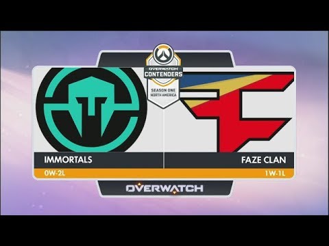 Immortals vs FaZe Clan (Part 1) | OW Contenders Season One: North America