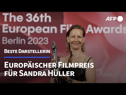 Schauspielerin Sandra Hüller mit Europäischem Filmpreis ausgezeichnet | AFP