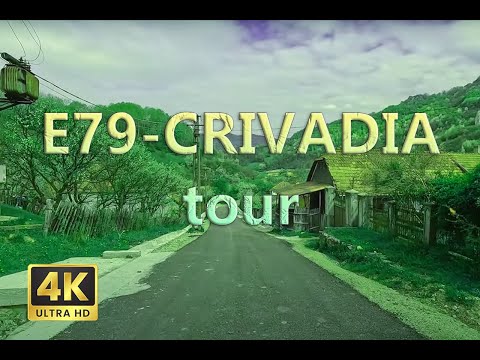 [4K] Romania: TRANSYLVANIA Road Trip - Crivadia village - E79