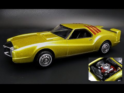 Californian Custom Oldsmobile Toronado 455 V8 1/25 Scale Model Kit Build How To Paint Dashboard MPC