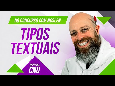 CNU | Tipos Textuais - [Professor Noslen] #professornoslen #cnu