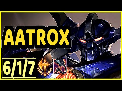 PHAXI (AATROX) - 6/1/7 KDA GAMEPLAY - EUW Ranked DIAMOND