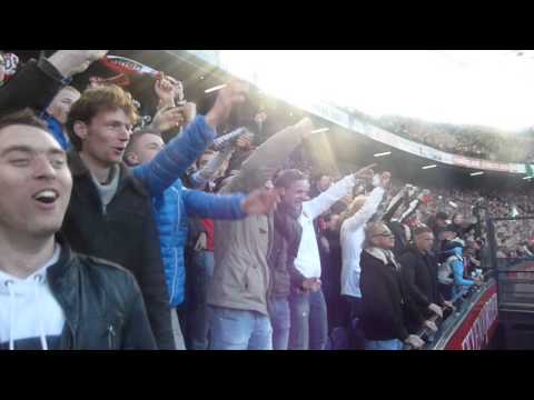 Feyenoord fans against Ajax (celebrating)