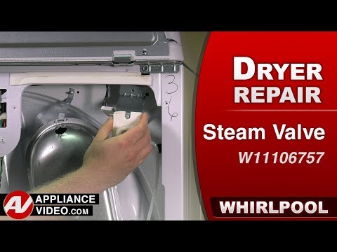 Whirlpool Dryer - Leaking Water - Steam Valve Repair and Diagnostic
