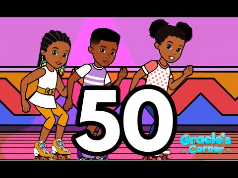 The Counting Song | Count to 50 | Gracie’s Corner | Kids Songs + Nursery Rhymes