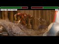 Iron Man in Hulkbuster vs. Hulk fight WITH HEALTHBARS | HD | Avengers: Age of Ultron