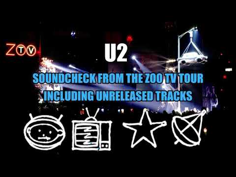 U2 ZOO TV TOUR live soundcheck 1992  + unreleased tracks including Walk On teaser