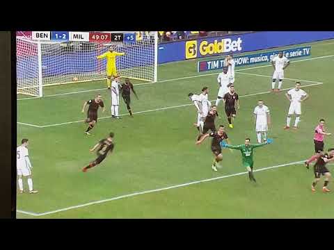 Benevento Milan gol Brignoli al 95`
