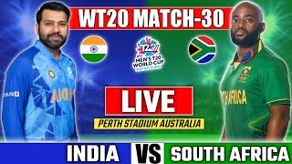 live india vs south africa t20 world cup match-30 | live score t20 world cup ind vs sa #t20worldcup