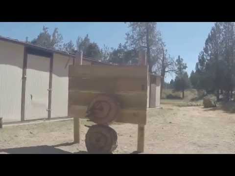 Expert Knife Thrower & Coach; Caleb Sauble!     Camp Dwight 2015