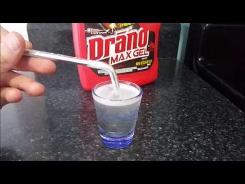 Drain Cleaner Test I | Watch Draino Dissolve Hair and Turn it into Slime!