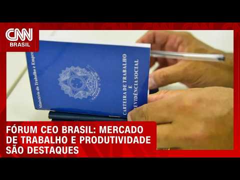 CNN Cast: mercado de trabalho e produtividade são destaques | CNN NOVO DIA