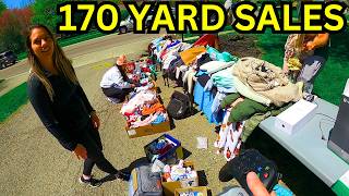 WE WENT TO THE LARGEST COMMUNITY YARD SALE