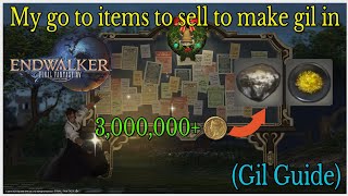 My go to items to sell for gil in Endwalker