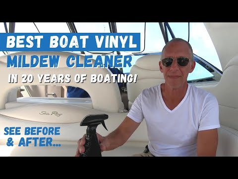 Best Boat Vinyl Mildew Cleaner & Remover We Used in 20 Years of Boating!
