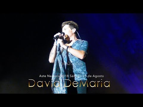 David DeMaría "Precisamente ahora" Aste Nagusia 2018 Sábado 25 de Agosto