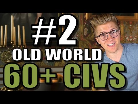 Civilization 5: 60+ Civ OLD WORLD Brave New World Gameplay [Civ 5 AI Only Mods] - Part 2