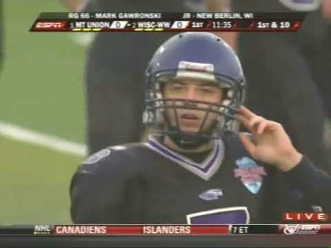 2009 D3 National Championship Whitewater vs Mount Union Football