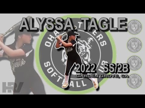 2022 Alyssa Tagle Shortstop and Second Base Softball Skills Video - Ohana Tigers