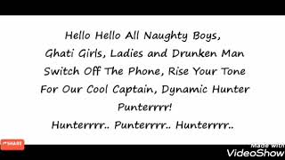 Hey Guys Karaoke lyrics song | Inspector Vikram | latest kannada song |  prajwaldevraj , bhavana.