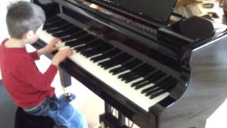 Young Anthony Plays on his new Grand Piano! #youngpiano #piano #talentpiano #playpiano #kidpiano