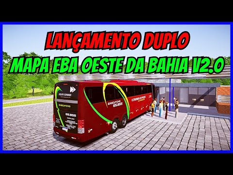 ????Gameplay Novo Mod Mapa EBA Oeste da Bahia V2.0 ATUALIZADO | Proton Bus Simulator | Mods | PBSU