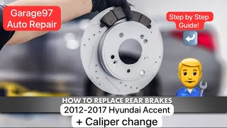 How to replace rear brakes Hyundai Accent #brakes #hyundai #howto #diy #stepbystep #mechanic