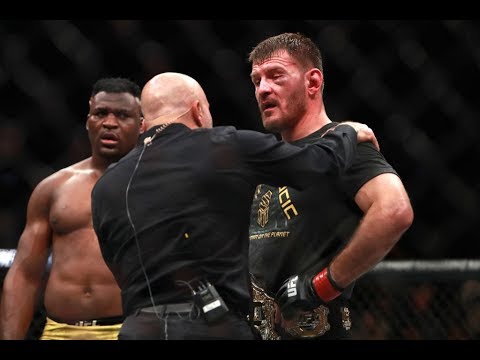 UFC 220: Entrevista no octógono com Stipe Miocic e Francis Ngannou
