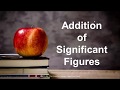 Addition of Significant Figures (Tagalog)