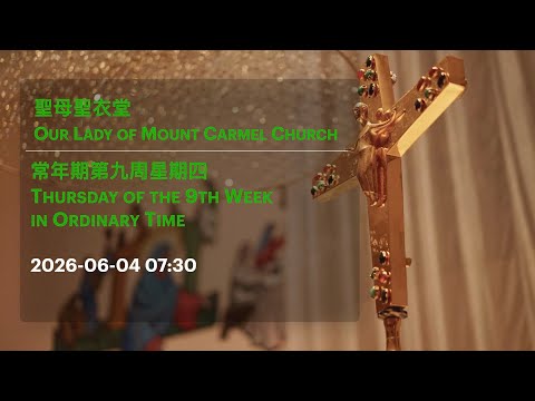 2026-06-04 07:30 常年期第九周星期四 Thursday of the 9th Week in Ordinary Time