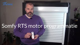 Somfy RTS motor programmeren in minder dan 5 minuten - zo doe je dat.