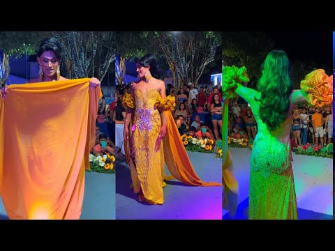 Lorrany Fernandes foi a última a desfilar no Miss Augusto Corrêa Gay 2024